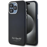 Husa de protectie Karl Lagerfeld Hardcase Leather (KLHCP15LPGWCMKHK) compatibil cu iPhone 15 Pro, Hotel RSG