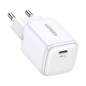 Incarcator Ugreen Nexode CD319 (15326), Fast Charging, GaN, USB-C, 30W, 3A, QC4.0, PD3.0, Alb