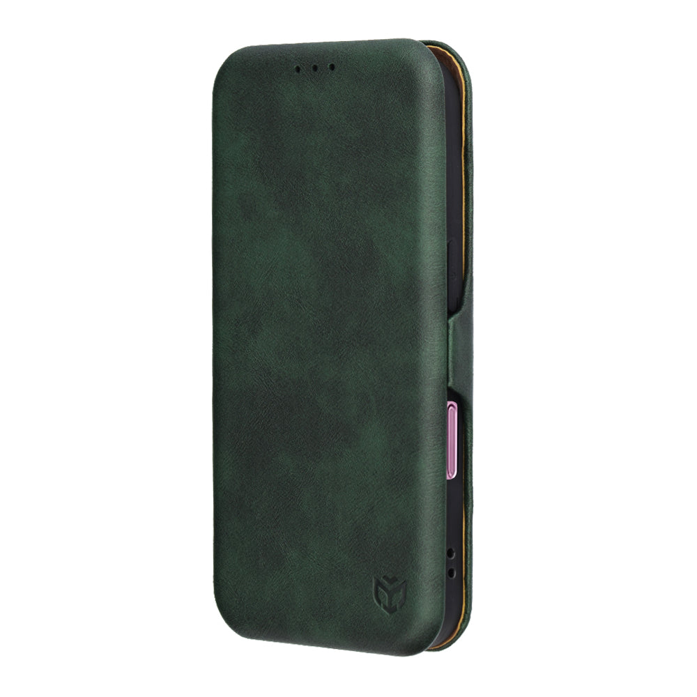 Husa de protectie Techsuit Safe Wallet Plus compatibil cu iPhone 16 Plus, Verde