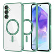 Husa de protectie Techsuit Luxury Crystal MagSafe compatibil cu Samsung Galaxy A55 5G, Verde Deschis