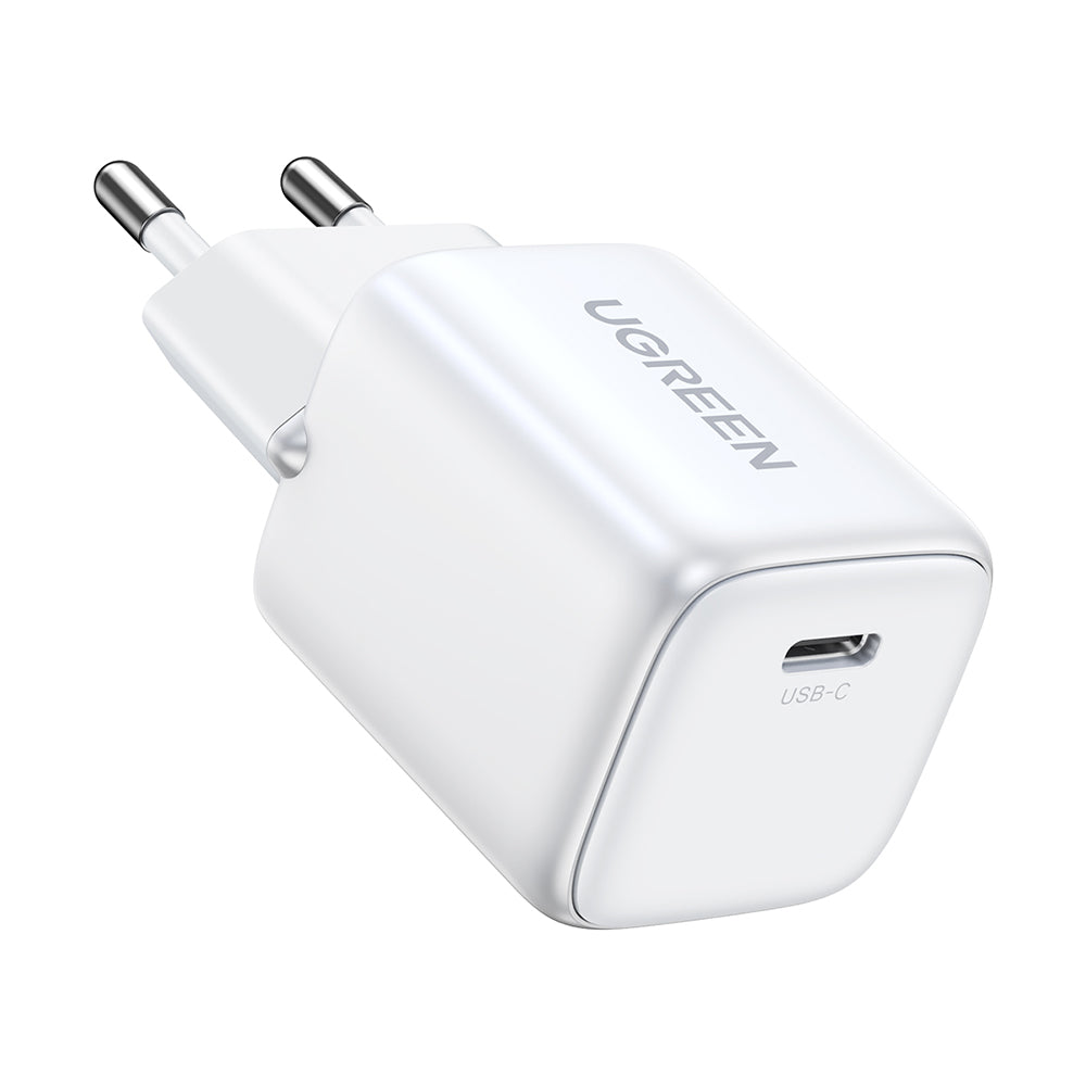Incarcator Ugreen Nexode CD318 (15324), USB-C, GaN, Fast Charging, 20W, 3A, QC4.0+, Alb