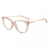 Techsuit Anti-Blue Light Glasses Reflex Metal (F5018-C6), Cat Eye, Maro