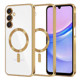 Husa de protectie Techsuit Luxury Crystal MagSafe compatibil cu Samsung Galaxy A15 4G / A15 5G, Auriu