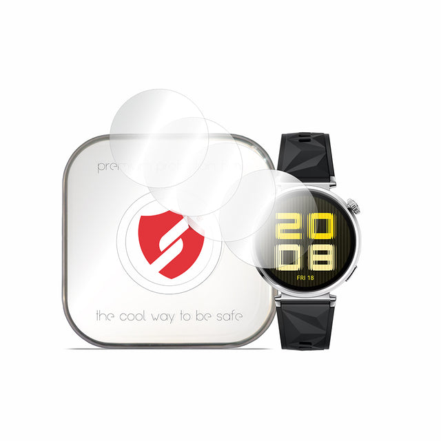 Folie de protectie smartwatch Smart Protection Premium Classic (set de 4) compatibil cu Huawei Watch GT 5 41mm, Transparent