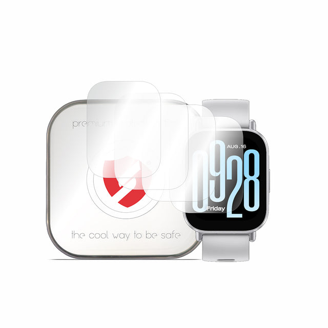 Folie de protectie smartwatch Smart Protection Premium Classic (set de 4) compatibil cu Xiaomi Redmi Watch 5 Active, Transparent
