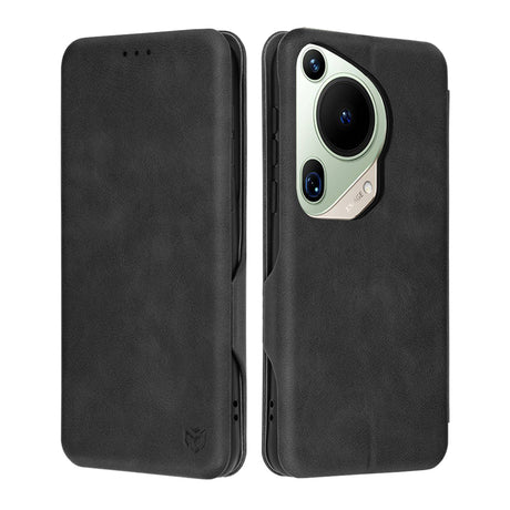 Husa de protectie Techsuit Safe Wallet Plus compatibil cu Huawei Pura 70 Ultra, Negru