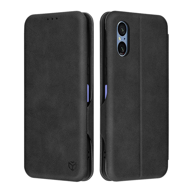 Husa de protectie Techsuit Safe Wallet Plus compatibil cu Sony Xperia 5 VI, Negru