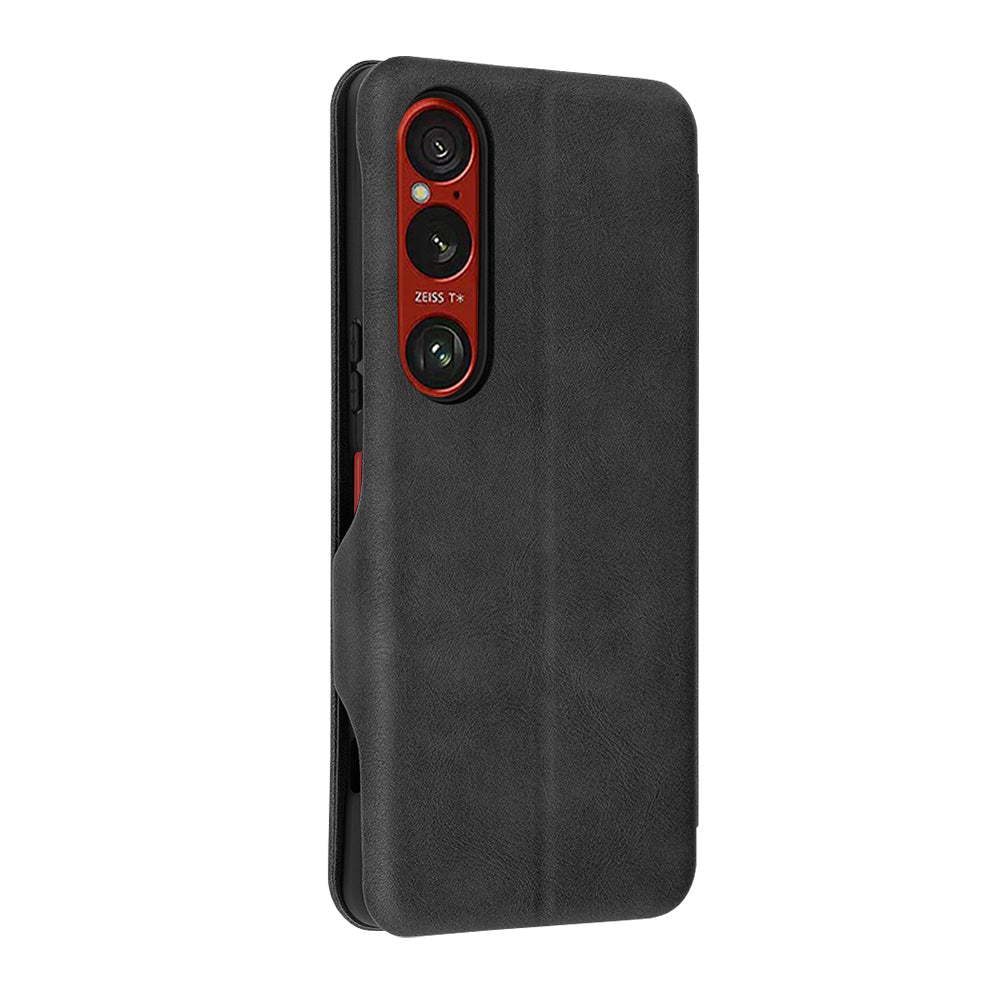 Husa de protectie Techsuit Safe Wallet Plus compatibil cu Sony Xperia 1 VI, Negru