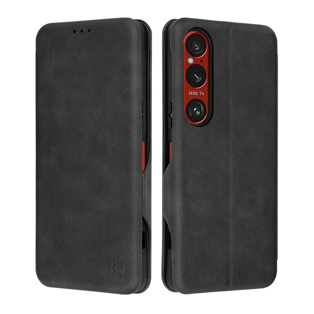 Husa de protectie Techsuit Safe Wallet Plus compatibil cu Sony Xperia 1 VI, Negru