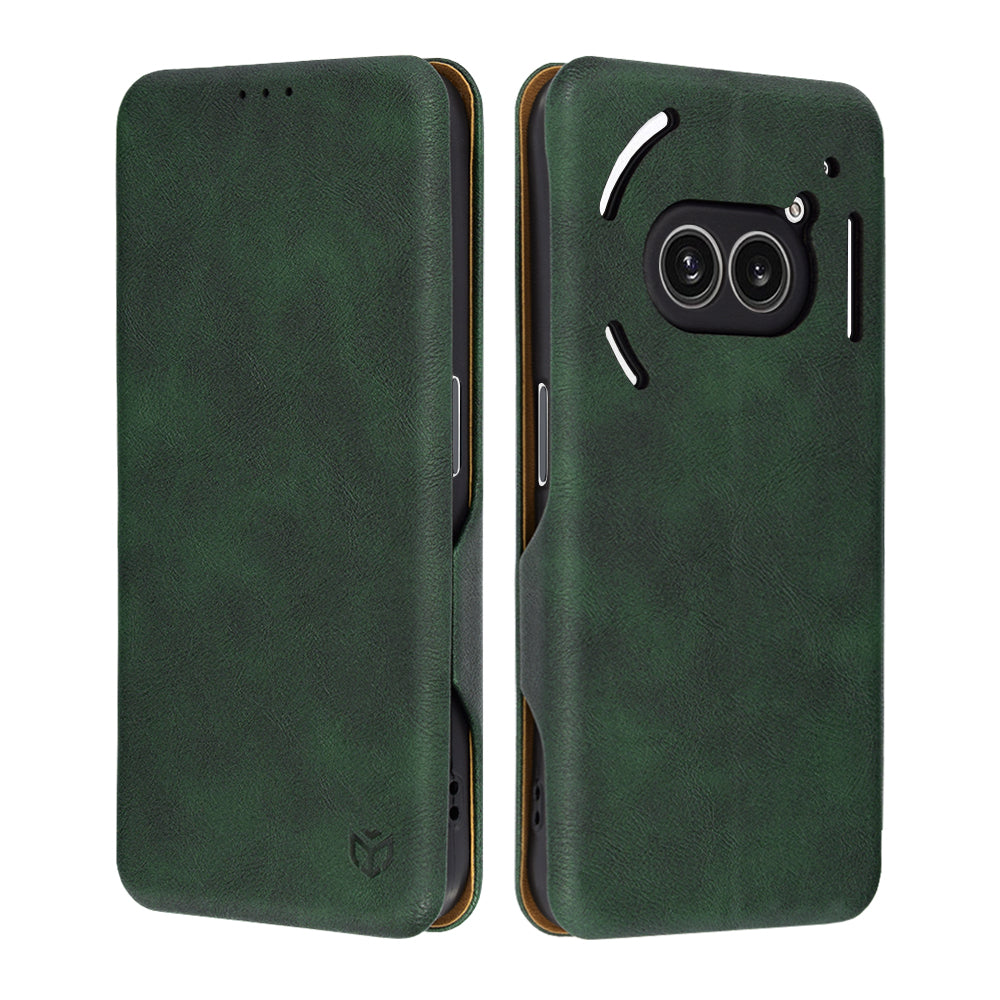 Husa de protectie Techsuit Safe Wallet Plus compatibil cu Nothing Phone (2a) / (2a) Plus, Verde