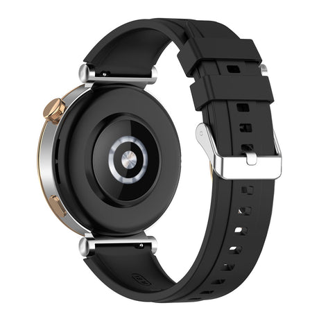 Curea smartwatch Techsuit Watchband 18mm (W075) compatibil cu Huawei Watch GT 4 (41mm)/W1/Honor Watch S1/Garmin Venu 2S/Vivoactive 4S, Gri