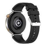 Curea smartwatch Techsuit Watchband 18mm (W075) compatibil cu Huawei Watch GT 4 (41mm)/W1/Honor Watch S1/Garmin Venu 2S/Vivoactive 4S, Alb