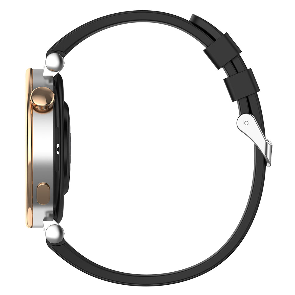 Curea smartwatch Techsuit Watchband 18mm (W075) compatibil cu Huawei Watch GT 4 (41mm)/W1/Honor Watch S1/Garmin Venu 2S/Vivoactive 4S, Alb