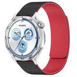 Curea smartwatch Techsuit Watchband 22mm (W074) compatibil cu Samsung Galaxy Watch (46mm)/Watch 3/Gear S3, Huawei Watch GT/GT 2/GT 3 (46mm), Negru /Red
