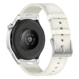 Curea smartwatch Techsuit Watchband 20mm (W073) compatibil cu Samsung Galaxy Watch4/5/Active 2, Huawei Watch GT 3 (42mm)/GT 3 Pro (43mm), Alb