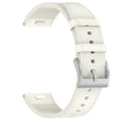 Curea smartwatch Techsuit Watchband 20mm (W073) compatibil cu Samsung Galaxy Watch4/5/Active 2, Huawei Watch GT 3 (42mm)/GT 3 Pro (43mm), Alb