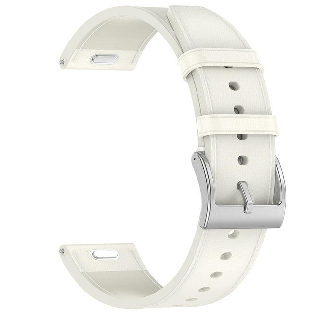 Curea smartwatch Techsuit Watchband 20mm (W073) compatibil cu Samsung Galaxy Watch4/5/Active 2, Huawei Watch GT 3 (42mm)/GT 3 Pro (43mm), Alb