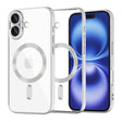 Techsuit Luxury Crystal MagSafe védőtok iPhone 16 készülékhez, ezüst