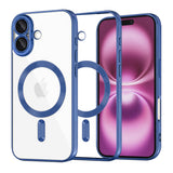 Husa de protectie Techsuit Luxury Crystal MagSafe compatibil cu iPhone 16 Plus, Albastru Inchis
