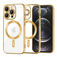 Husa de protectie Techsuit Luxury Crystal MagSafe compatibil cu iPhone 12 Pro, Auriu