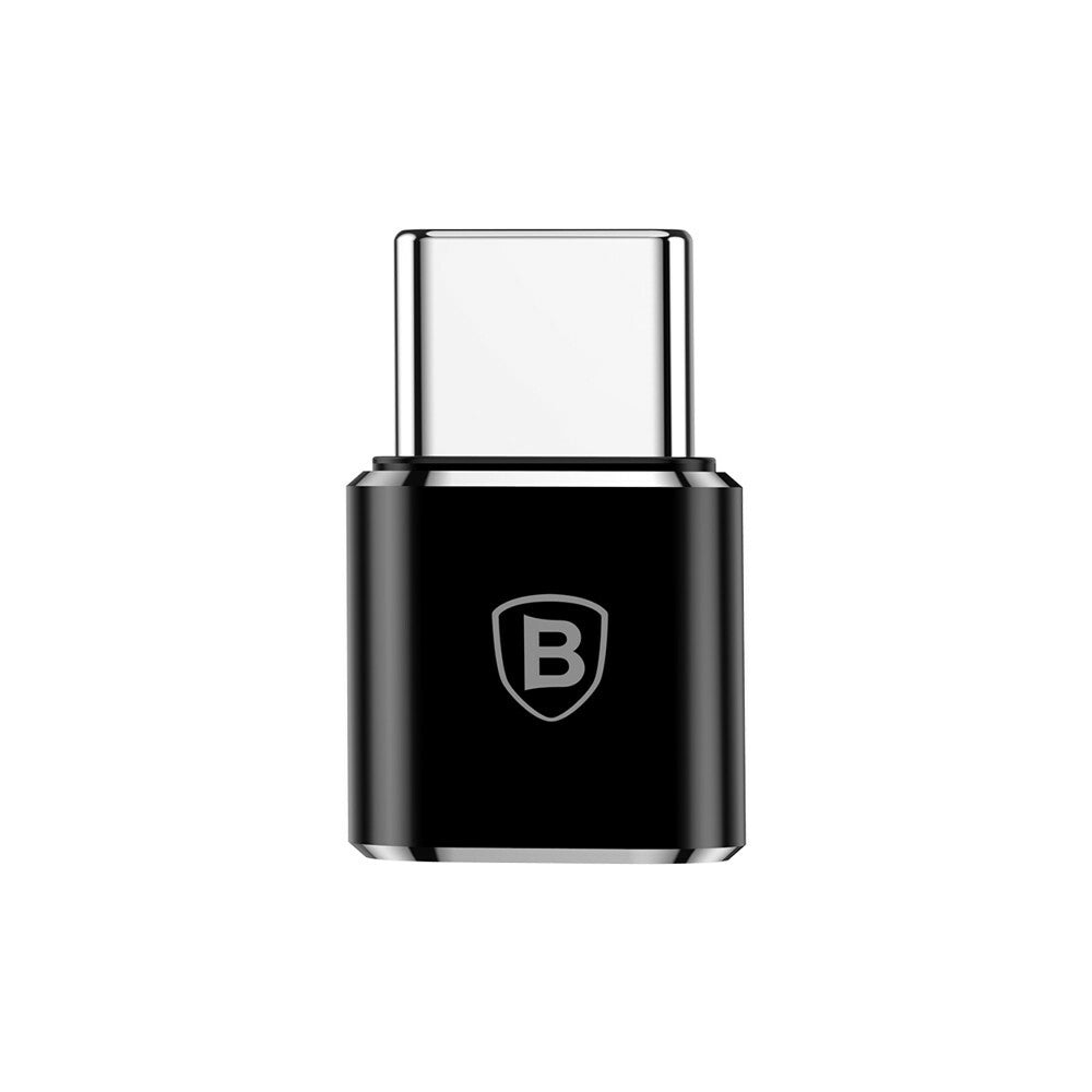 Adaptor Baseus OTG Adapter (CAMOTG-01), Micro-USB Female to Type-C Male, Negru