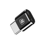 Adaptor Baseus OTG Adapter (CAMOTG-01), Micro-USB Female to Type-C Male, Negru