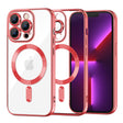Husa de protectie Techsuit Luxury Crystal MagSafe compatibil cu iPhone 13 Pro, Rosu