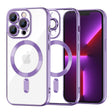 Husa de protectie Techsuit Luxury Crystal MagSafe compatibil cu iPhone 13 Pro, Mov Deschis