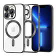 Husa de protectie Techsuit Luxury Crystal MagSafe compatibil cu iPhone 13 Pro Max, Negru