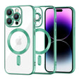 Husa de protectie Techsuit Luxury Crystal MagSafe compatibil cu iPhone 14 Pro Max, Verde Deschis
