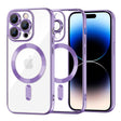 Techsuit Luxury Crystal MagSafe husă pentru iPhone 14 Pro, mov deschis
