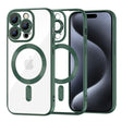 Husa de protectie Techsuit Luxury Crystal MagSafe compatibil cu iPhone 15 Pro, Deep Green