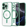 Husa de protectie Techsuit Luxury Crystal MagSafe compatibil cu iPhone 16 Pro Max, Verde Deschis