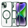 Husa de protectie Techsuit Luxury Crystal MagSafe compatibil cu iPhone 14 Plus, Deep Green