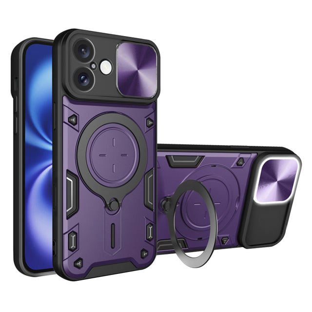 Husa de protectie Techsuit CamGuard Pro compatibil cu iPhone 16, Mov