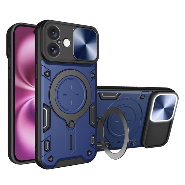 Husa de protectie Techsuit CamGuard Pro compatibil cu iPhone 16 Plus, Albastru