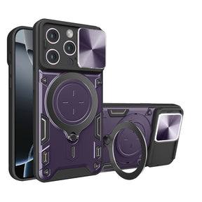 Husa de protectie Techsuit CamGuard Pro compatibil cu iPhone 16 Pro, Mov