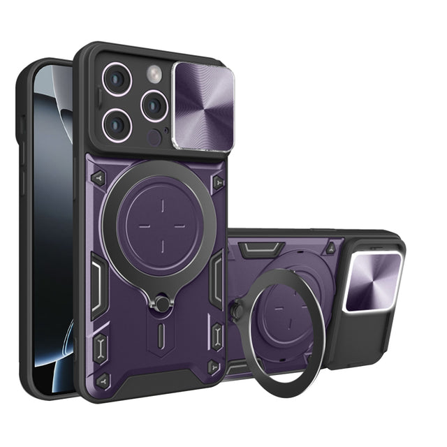 Husa de protectie Techsuit CamGuard Pro compatibil cu iPhone 16 Pro, Mov
