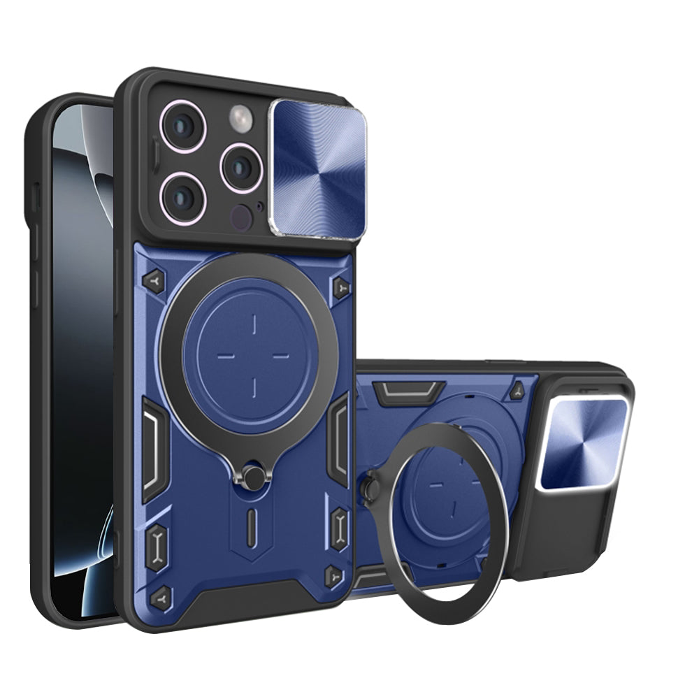 Husa de protectie Techsuit CamGuard Pro compatibil cu iPhone 16 Pro, Albastru