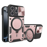 Husa de protectie Techsuit CamGuard Pro compatibil cu iPhone 16 Pro, Roz Auriu