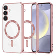Husa de protectie Techsuit Luxury Crystal MagSafe compatibil cu Samsung Galaxy S24 Plus, Roz
