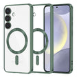 Husa de protectie Techsuit Luxury Crystal MagSafe compatibil cu Samsung Galaxy S24 Plus, Deep Green