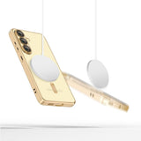 Husa de protectie Techsuit Luxury Crystal MagSafe compatibil cu Samsung Galaxy S25 Edge, Albastru Inchis