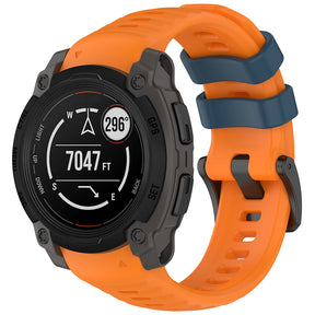 Curea smartwatch Techsuit Watchband (W076) compatibil cu Garmin Instinct E 45mm, Portocaliu