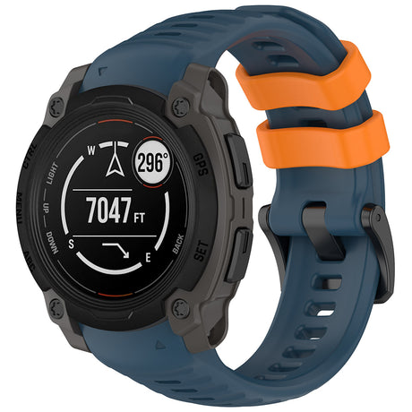Curea smartwatch Techsuit Watchband (W076) compatibil cu Garmin Instinct E 40mm, Albastru