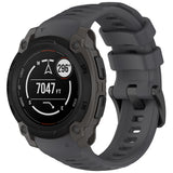 Curea smartwatch Techsuit Watchband (W076) compatibil cu Garmin Instinct E 40mm, Gri