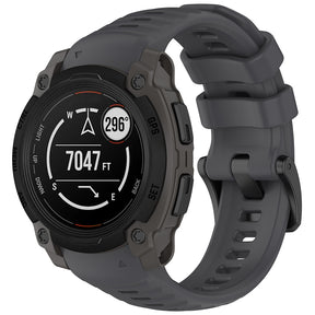 Curea smartwatch Techsuit Watchband (W076) compatibil cu Garmin Instinct E 40mm, Gri