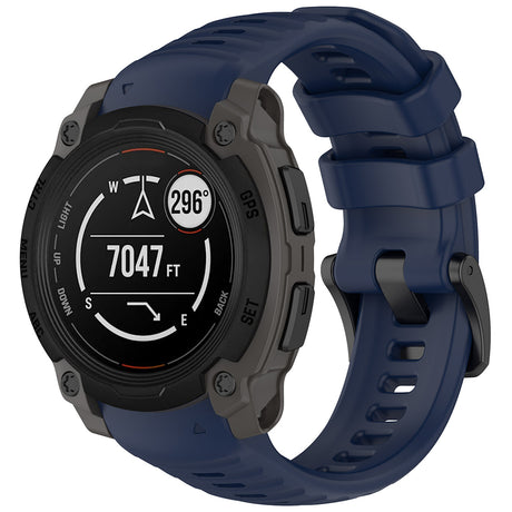 Curea smartwatch Techsuit Watchband (W076) compatibil cu Garmin Instinct E 45mm, Albastru Inchis