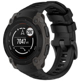 Curea smartwatch Techsuit Watchband (W076) compatibil cu Garmin Instinct E 45mm, Negru