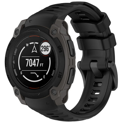 Curea smartwatch Techsuit Watchband (W076) compatibil cu Garmin Instinct E 45mm, Negru